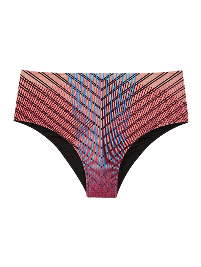 Biquíni Hot Pants Color Block Color Block