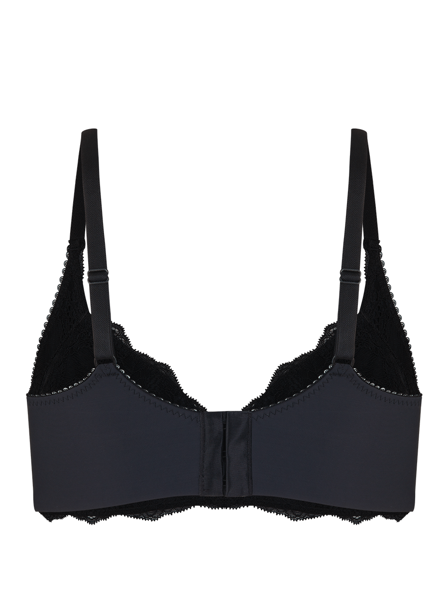 Sutiã Meia-taça Sustentação Em Renda E Microfibra Na Sua Medida - Taça  Preto - HOPE Lingerie