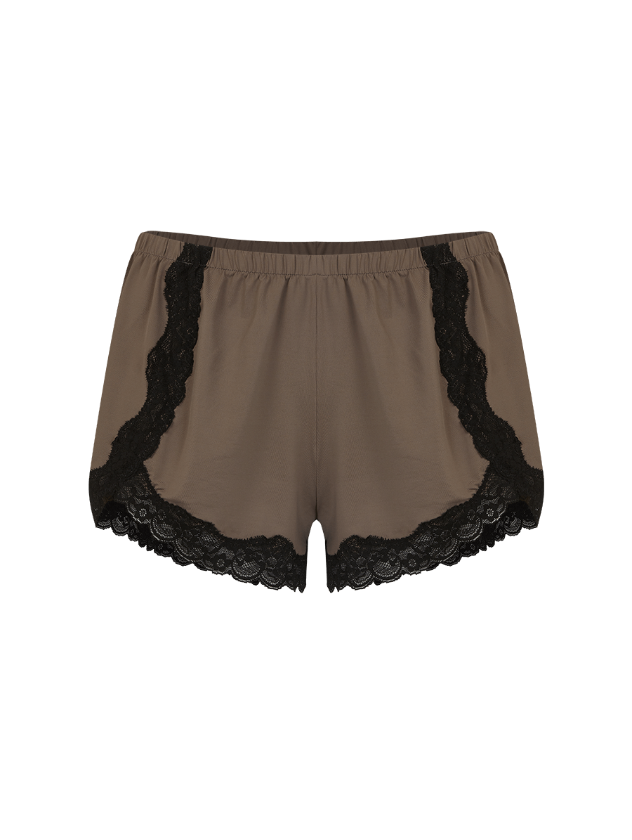 SHORT DOLL ALÇAS FINAS - AVELÃ - M - 00LCS550-AVL-M