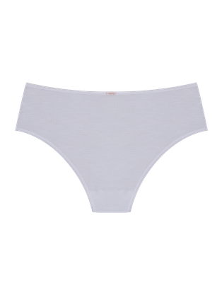 Calcinha Cintura Alta Em Modal Branco