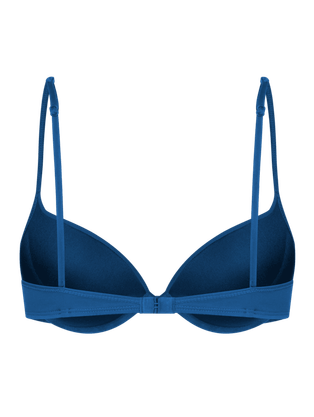Sutiã Push Up Em Microfibra Azul Atlantico