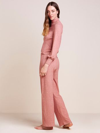 Pijama Longo Em Viscose Adhara Laranja Nebula
