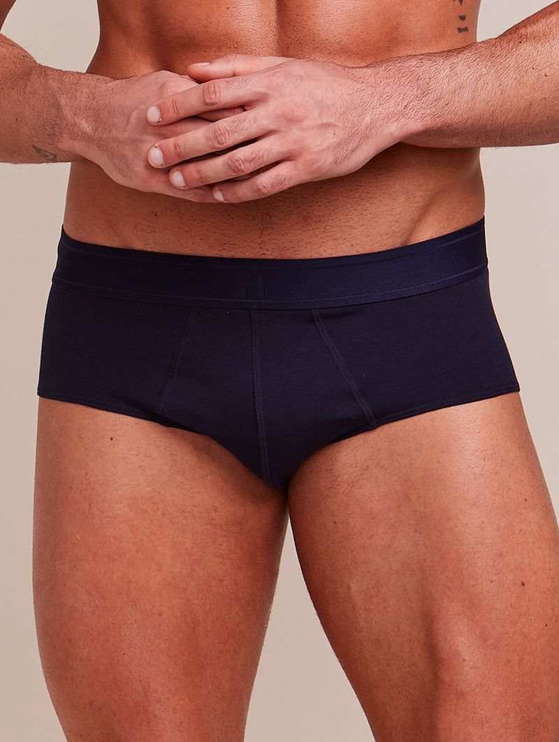 Cueca Pump League Brief Slip Azul Marinho - H389