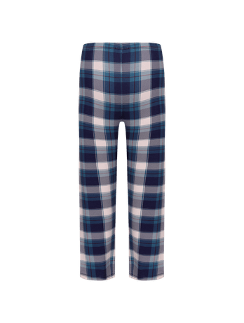 Pijama Longo Infantil Em Viscose Estampada Folk Estampa Xadrez Folk