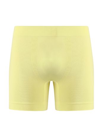 Cueca Boxer Sem Costura Em Microfibra Light Amarelo Aurum