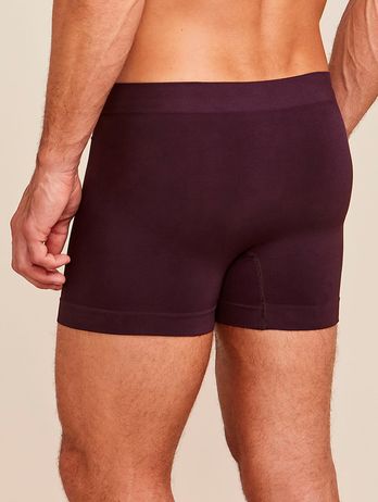 Cueca Boxer Em Microfibra Light Vinho Bordo