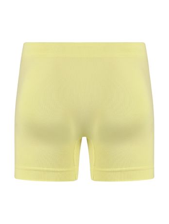 Cueca Boxer Sem Costura Em Microfibra Light Amarelo Aurum