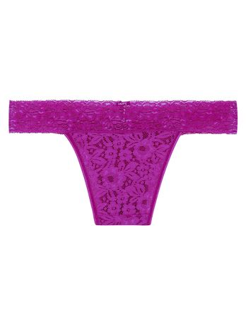 Calcinha Biquíni Em Renda Roxo Zen