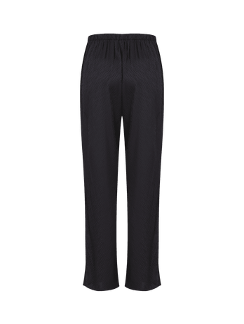 Pijama Longo Em Jacquard De Cetim Halley Preto