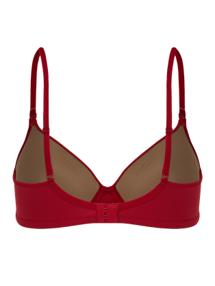 Sutiã Meia-taça Em Microfibra Na Sua Medida - Taça Vermelho Angelina