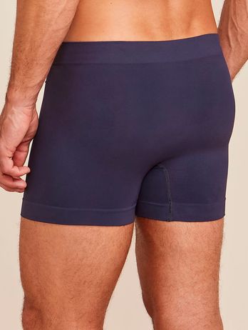 Cueca Boxer Em Microfibra Light Cinza Dark