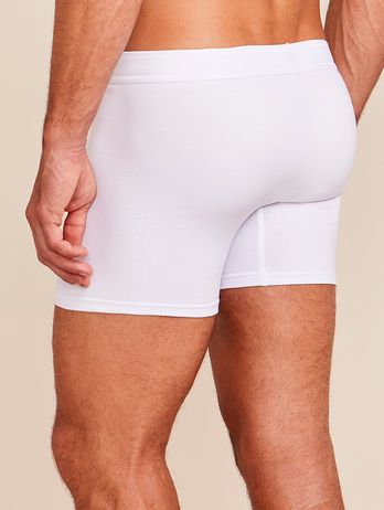 Cueca Boxer Em Algodão Branco