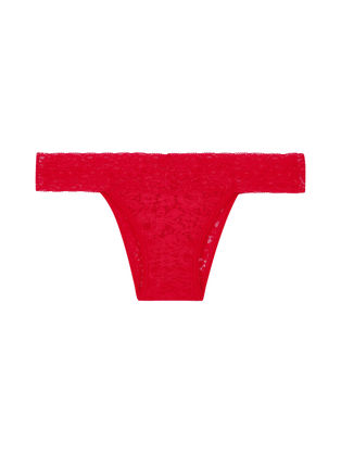 Calcinha Biquíni Em Renda Vermelho Classic