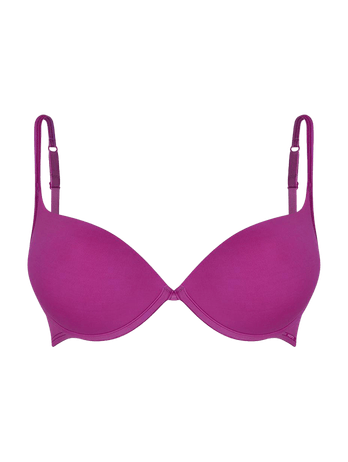 Sutiã Push Up Em Microfibra Roxo Zen