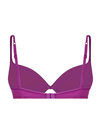 Sutiã Push Up Em Microfibra Roxo Zen