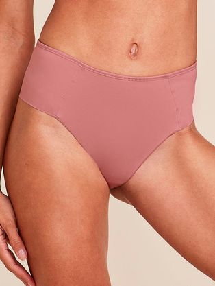 Calcinha Frente E Laterais Duplas Em Microfibra Rosa Collant