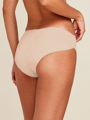 Calcinha Absorvente Boyshort - Fluxo Intenso Flow Bege Ballet
