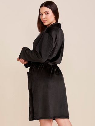 Robe Em Plush Sincronia Preto