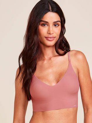 Sutiã Top Com Bojo Removível Naked Rosa Collant