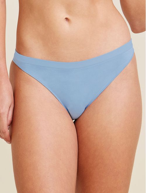 Calcinha Biquíni Em Microfibra Light Azul Tule