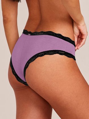 Calcinha Tanga Brasileira Em Microfibra E Renda Serena